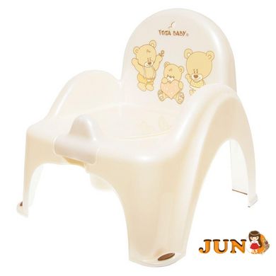 Горшок – кресло Tega TEDDY BEAR Anti slip Potty Chair MS-012-118 white pearl (белый)