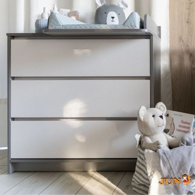 Комод Верес Берн 900 Бело-графитовый