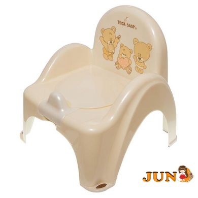 Горшок – кресло Tega TEDDY BEAR Anti slip Potty Chair MS-012-119 beige (бежевый)