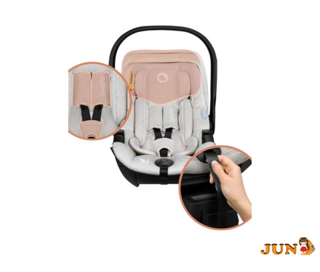 Автокресло Lionelo MOXIE I-SIZE BEIGE SAND SET