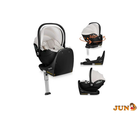 Автокресло Lionelo MOXIE I-SIZE BEIGE SAND SET