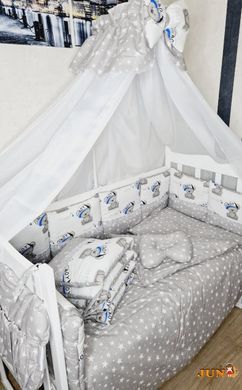 Набір в ліжечко Bonna Comfort Тедді сірий