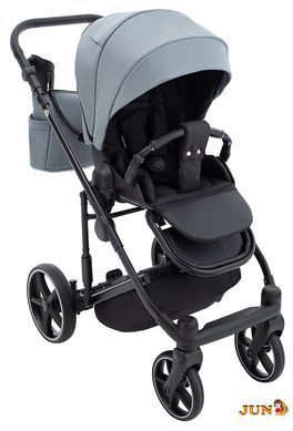 Коляска 2 в 1 Adamex Ziko Tip TK-60 темно-серый