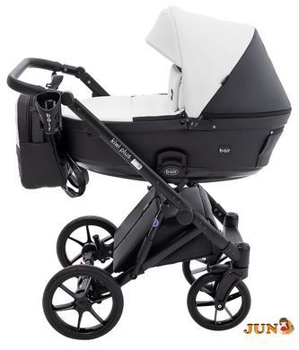 Коляска 2 в 1 Bair Kiwi Plus ECO BKP-51/15 білий / чорний