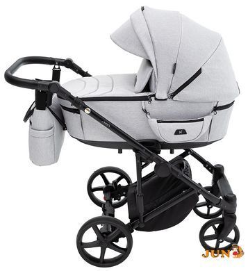 Коляска 2 в 1 Adamex Zico Tip TK-1 светло-серый