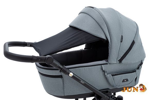 Коляска 2 в 1 Adamex Ziko Tip TK-60 темно-серый