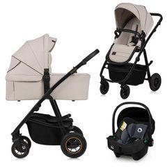 Коляска 3 в 1 Lionelo AMBER PLUS 3IN1, Бежевий