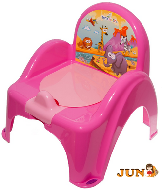Музыкальный горшок-стульчик Tega Safari SF-010 127 dark pink