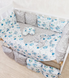 Комплект постельного белья Bonna Eco в детскую кроватку Мышки Серый