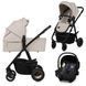 Коляска 3 в 1 Lionelo AMBER PLUS 3IN1, Бежевый