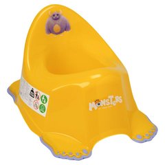 Горшок с антискользящим покрытием Tega Monsters MN-001-124 yellow (желтый)