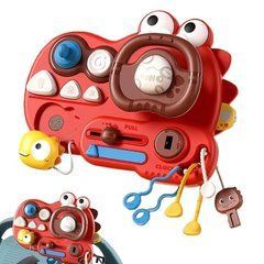 Іграшка дитяча Fun Dinosaur автотренажер інтерактивний червоний