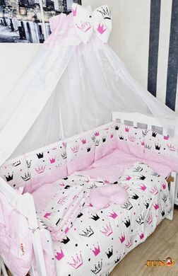 Набір в ліжечко Bonna Comfort Корона рожева