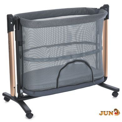 Ліжко-манеж ME 1125-G NOA Dark Gray