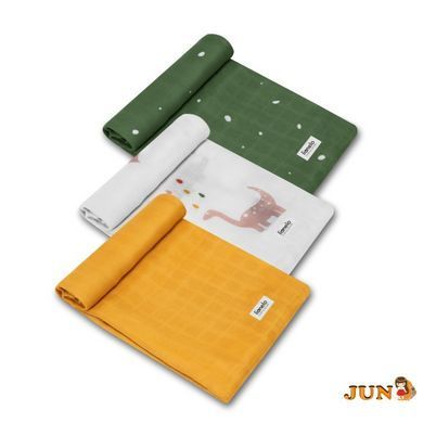 Пеленка Lionelo DINO BAMBOO BOX MULTICOLOR