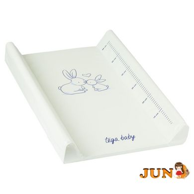 Повивальная доска жесткая Tega LITTLE BUNNY Changing Pad 50x70 cm KR-009-105 mint (мята)