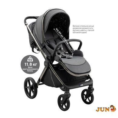 Коляска универсальная 2 в 1 Bair Pixel Grey