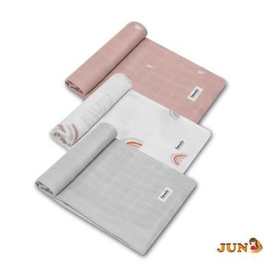 Пеленка Lionelo RAINBOW BAMBOO BOX MULTICOLOR