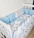 Комплект постільної білизни Bonna Elegance в дитяче ліжечко Зірочки блакитні