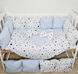 Комплект постільної білизни Bonna Eco в дитяче ліжечко Зірки Блакитний