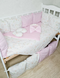 Комплект постельного белья Bonna Eco в детскую кроватку Ангел Розовый