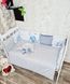 Комплект постільної білизни Bonna Mini Print в дитяче ліжечко Сірий