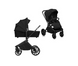 Коляска 2 в 1 Lionelo MIKA PLUS 2IN1 BLACK ONYX