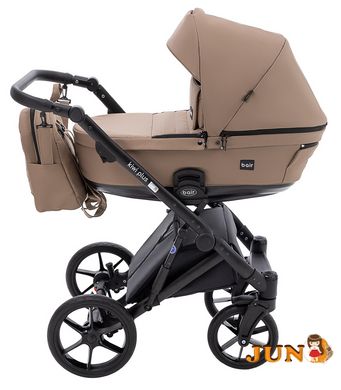 Коляска 2 в 1 Bair Kiwi Plus Soft BKP-857 темний капучино