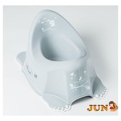 Горщик з антиковзаючим покриттям Tega OWLS Anti slip potty SO-001-106 grey (сірий)