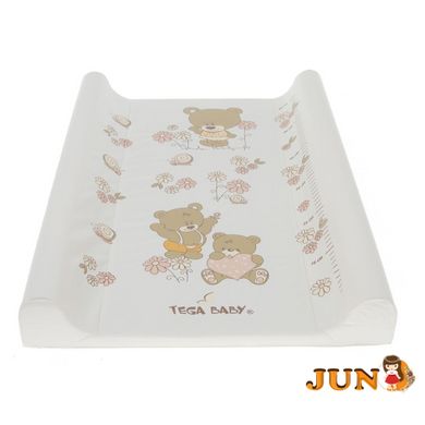 Повивальна дошка жорстка Tega TEDDY BEAR Changing Pad 70x50 cm MS-009-119 beige (бежевий)