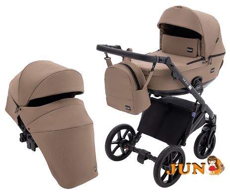 Коляска 2 в 1 Bair Kiwi Plus Soft BKP-857 темний капучино