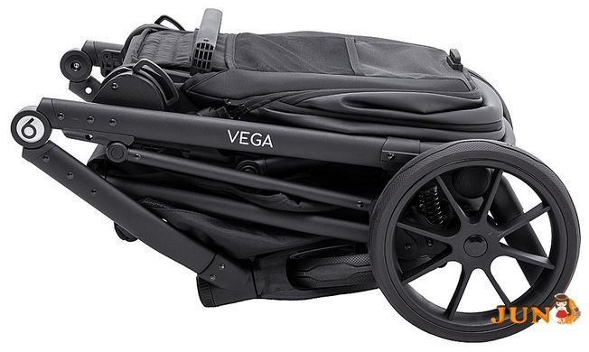 Коляска 2 в 1 Bair Vega ECO VE-12 чорний