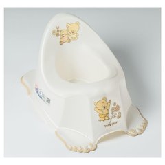 Горшок с антискользящим покрытием Tega TEDDY BEAR Anti slip potty MS-013-118 white pearl (белый)