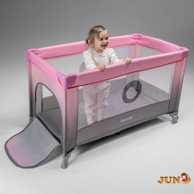 Манеж Lionelo STEFI PINK OMBRE