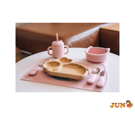 Силіконова миска дитяча FreeOn Kitty, pink