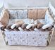 Комплект постельного белья Bonna Elegance New в детскую кроватку Животные Карамель