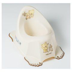 Горшок с антискользящим покрытием Tega TEDDY BEAR Anti slip potty MS-013-119 beige (бежевый)