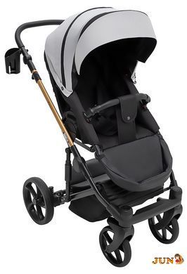 Коляска 2 в 1 Bair Onyx Soft OS-218 серый