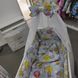 Комплект постельного белья в детскую кроватку Qvatro Gold RG-08 рисунок шар (голубой)