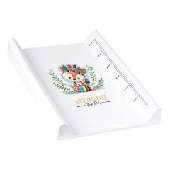 Повивальная доска жесткая Tega WILD & FREE Changing Pad LITTLE FOX DZ-009-103-LISEK white (белый)