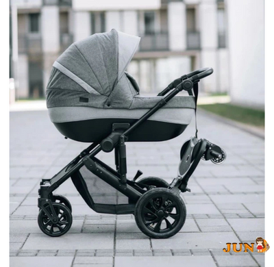 Подножка с сиденьем для коляски FreeON, black