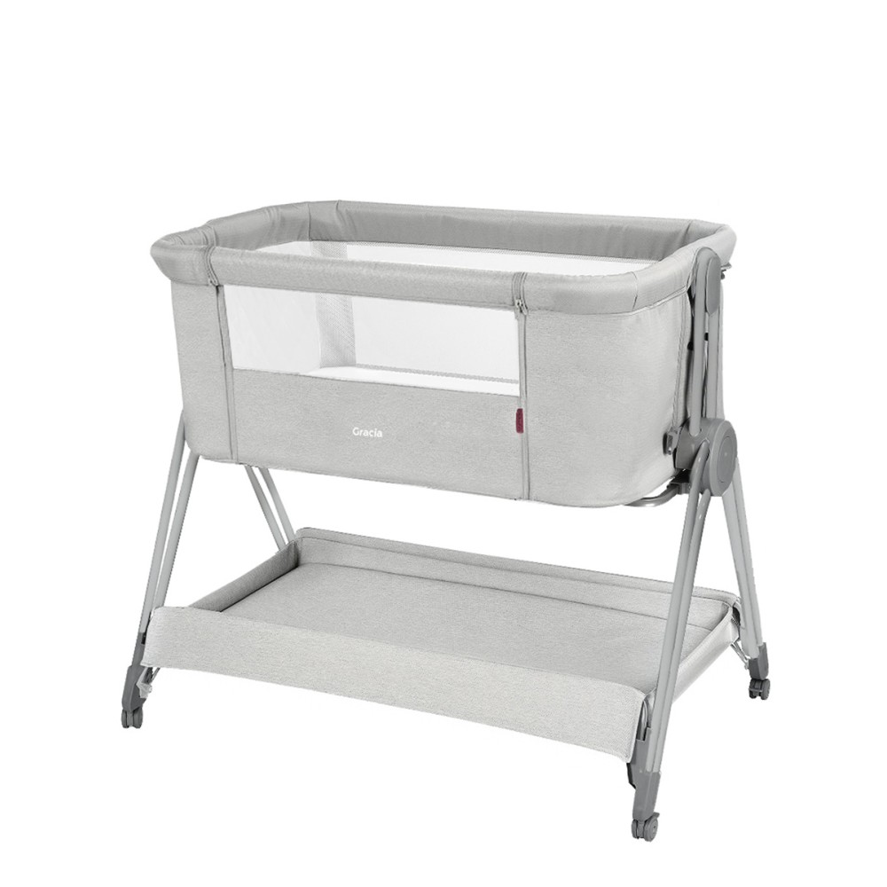 Дитяче ліжечко CARRELLO Gracia CRL-16502 Cool Grey