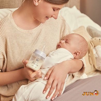 Антиколікова пляшечка з широким отвором 120 мл PP Easystart Royal baby, синя
