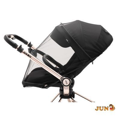 Коляска 2 в 1 Bair Moon Gold Edition MG-01 черный