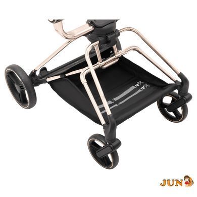 Коляска 2 в 1 Bair Moon Gold Edition MG-01 черный