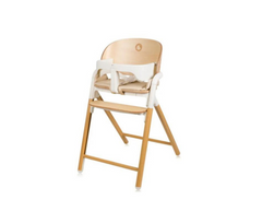 Стілець для годування Lionelo CELIA WHITE NATURAL WOOD