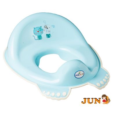 Накладка на унитаз Tega DOG&CAT Anti-slip toilet trainer PK-002-101 light blue (голубой)