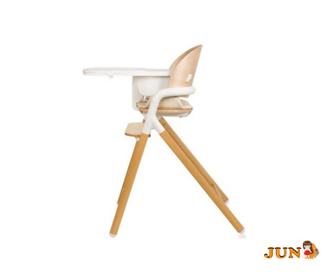 Стул для кормления Lionelo CELIA WHITE NATURAL WOOD
