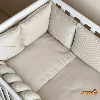 Комплект постельного белья для новорожденного DreamLand латте