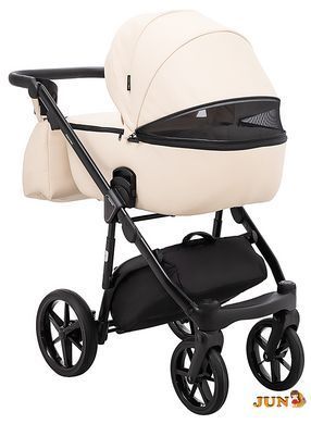 Коляска 2 в 1 графит Adamex Nola Eco SA-8